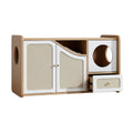 Moderne Kinderkast met Houten Afwerking en Lades